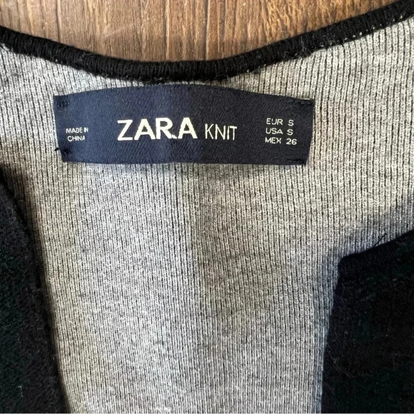 Zara knit opened cardigan SZ SM - Picture 2 of 3
